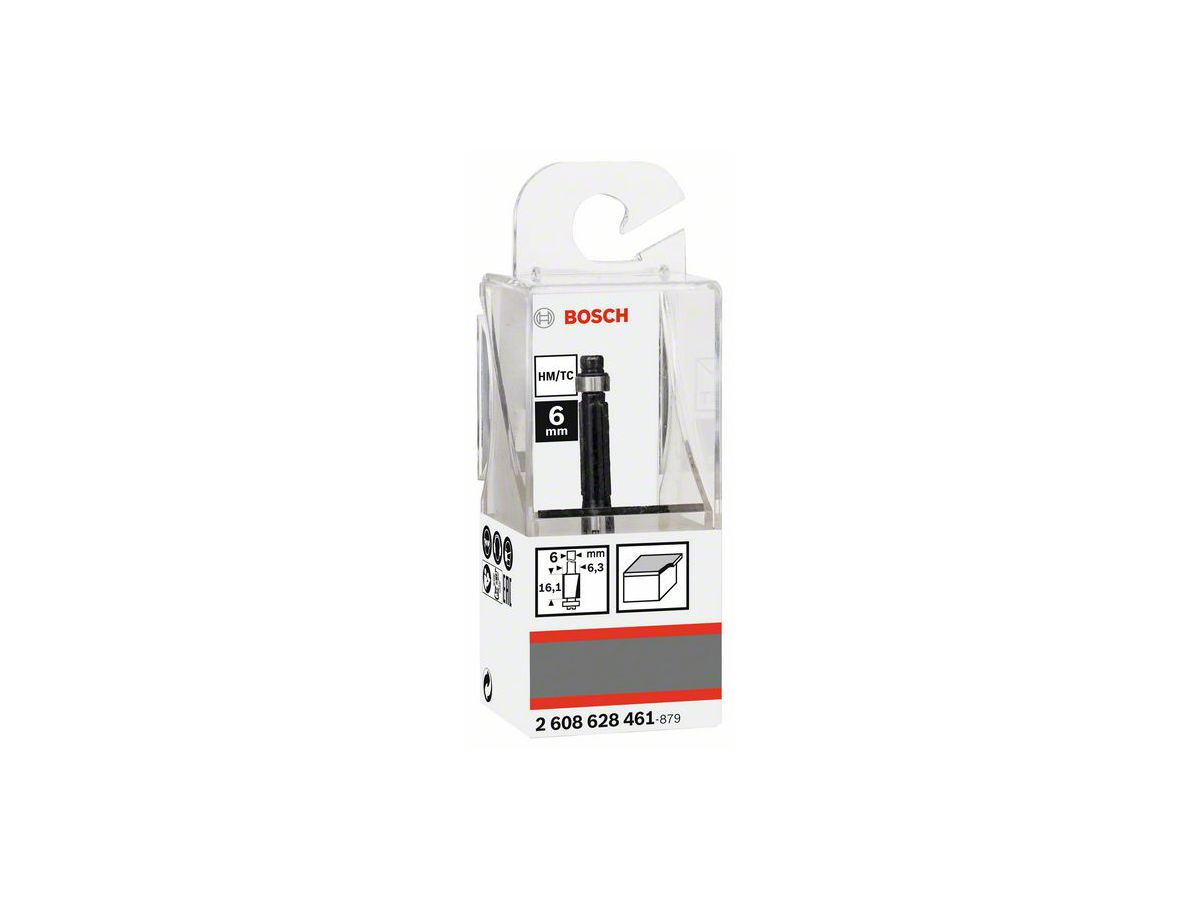 Bosch Bündigfräser 6mm D1 6,35mm, L 16,1mm G54mm