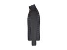 JN Men's Knitted Hybrid Jacket JN742 grey-melange/anthracite-melange Gr. S