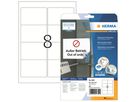 HERMA Etikett Movables 4350 96x63,5mm weiß 200 St./Pack.