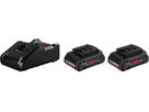BOSCH Starter Set 18V ProCore 2 x 4,0 Ah  Akku + Ladegerät GAL18V-40