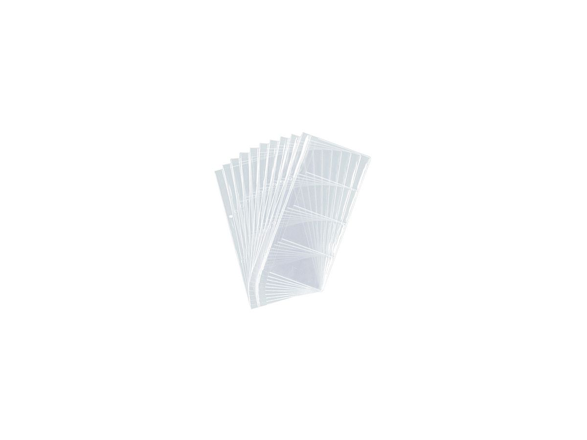 DURABLE Visitenkartenhülle 238719 für 8Karten 90x57mm tr 10 St./Pack.