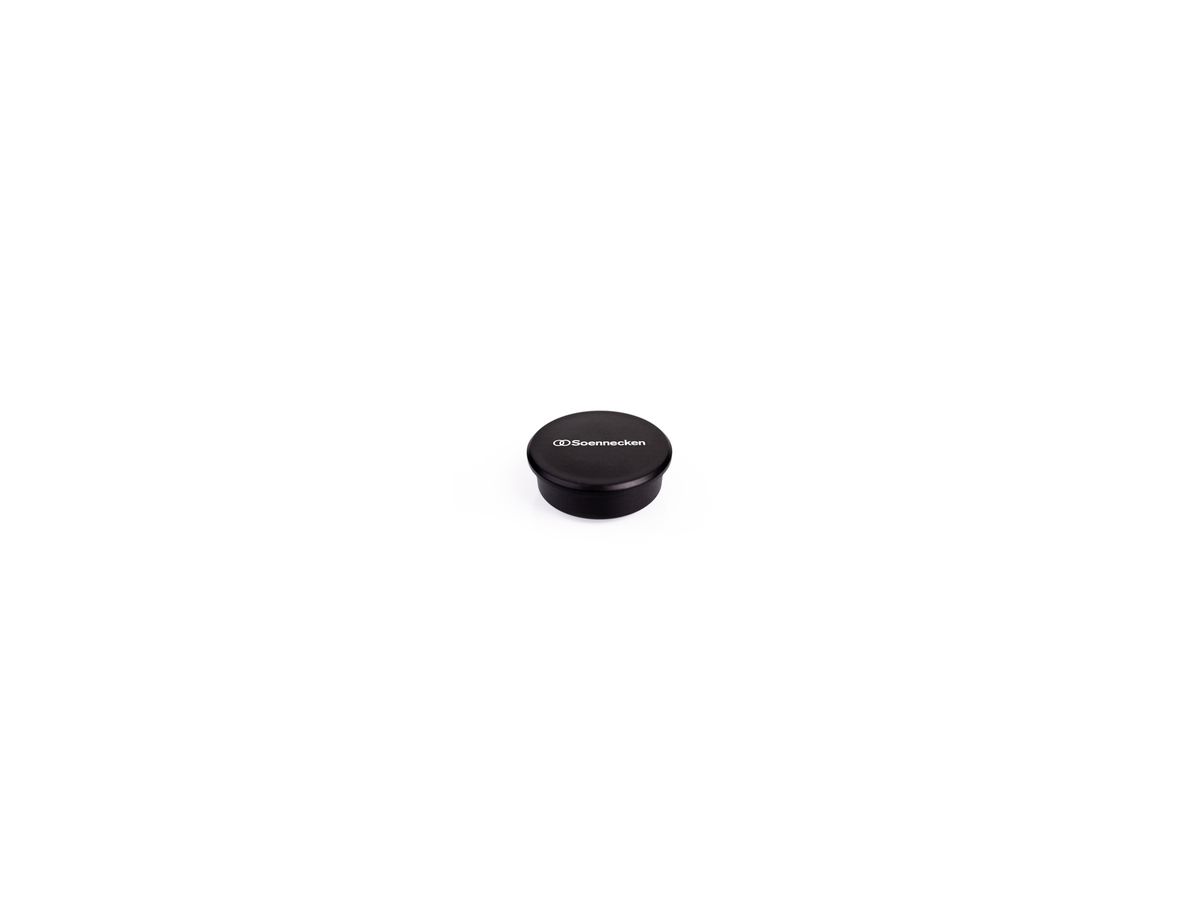 Soennecken Magnet  4883 rund 38mm 2,5kg schwarz 10 St./Pack.