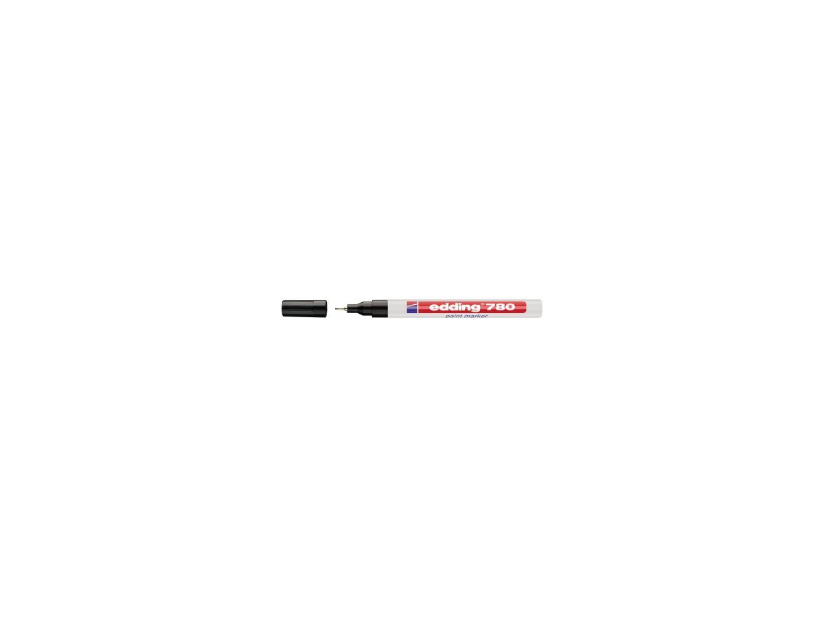 edding Lackmarker 780 4-780001 0,8mm Rundspitze permanent schwarz