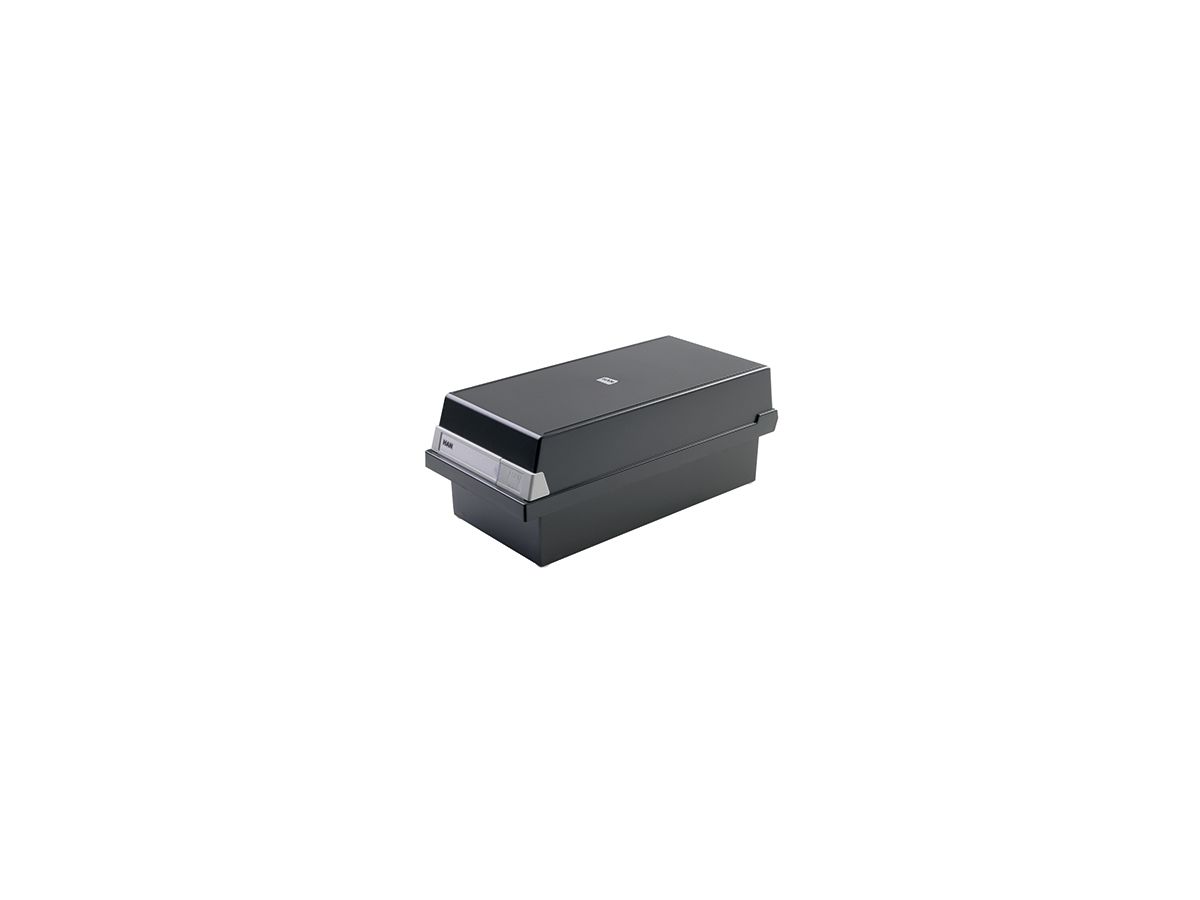 HAN Karteikasten 955-13 DIN A5 quer max. 1300Karten PS schwarz