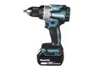 MAKITA Akku-Bohrschrauber DDF489RTJ 2x18V/5,0 Ah, Ladegerät MAKPAC