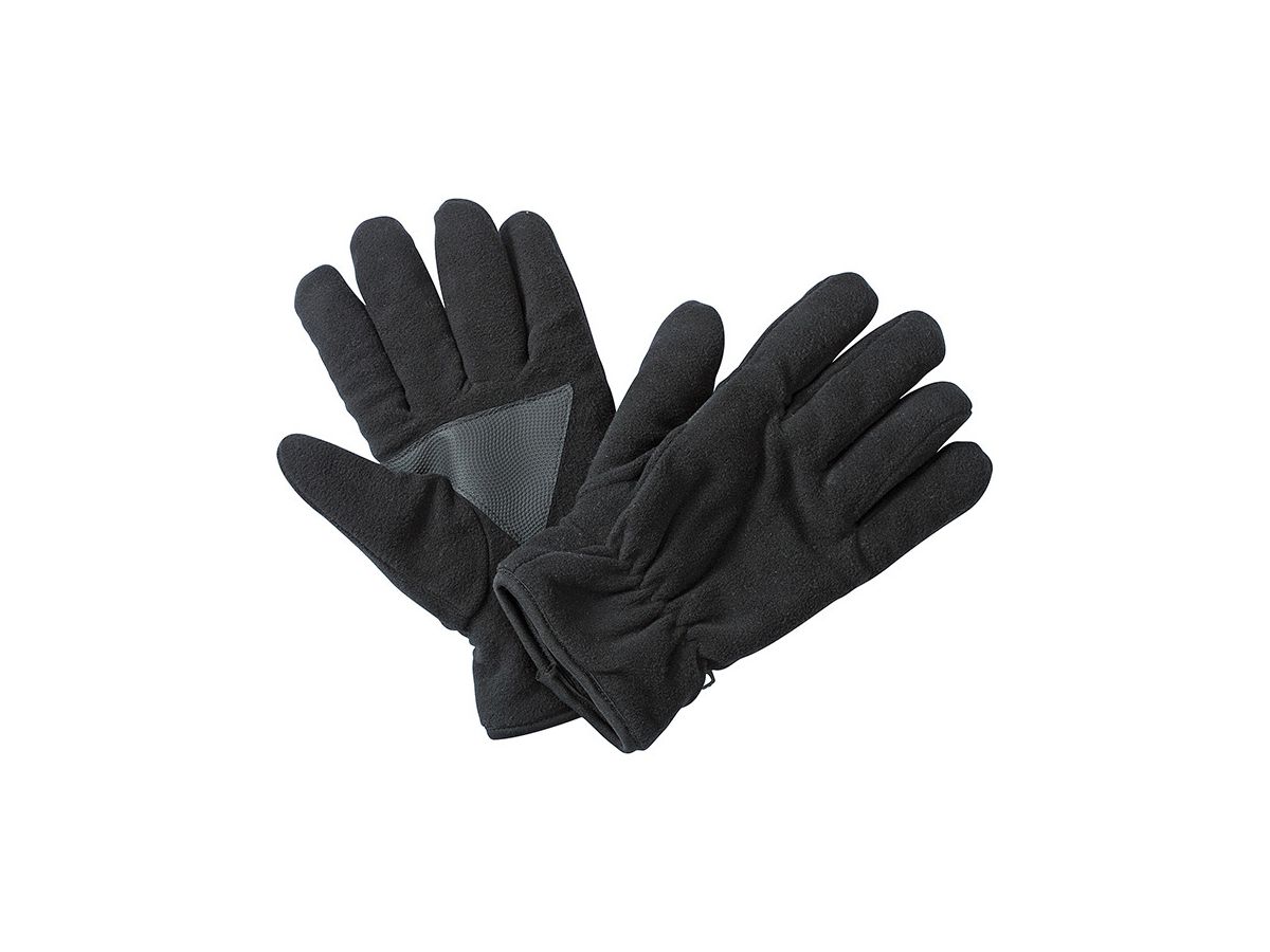 mb Thinsulate Fleece Gloves MB7902 100%PES, black, Größe L/XL