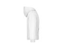 JN Hooded Sweat Junior JN047K 80%BW/20%PES, white, Größe XS