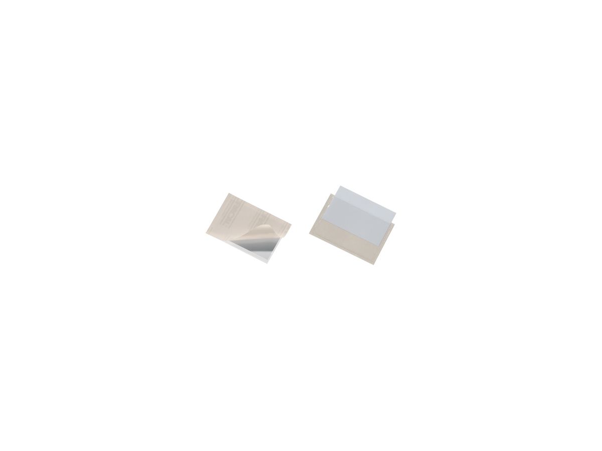 DURABLE Selbstklebetasche POCKETFIX 829319 57x90mm sk tr 100 St./Pack.