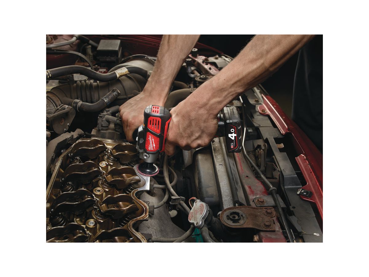 MILWAUKEE Akku-Mini Polierer M12 BPS/4.0 + 2.0 Ah + HD Box