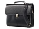 Alassio® Aktentasche Faenza 47011 41 x 32 x 13 cm Leder schwarz