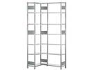 Eckregal 3000x1000x500 14 Fachböden, verzinkt