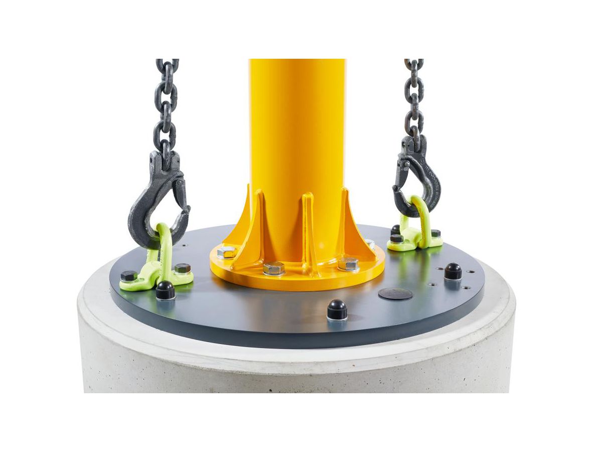 Mobiler Säulenschwenkkran 320kg,4,0m 270 MOBILUS+Elektroket. MOB12-AS3,2-4,0