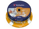 Verbatim DVD-R 43538 16x 4,7GB 120Min. Spindel 25 St./Pack.
