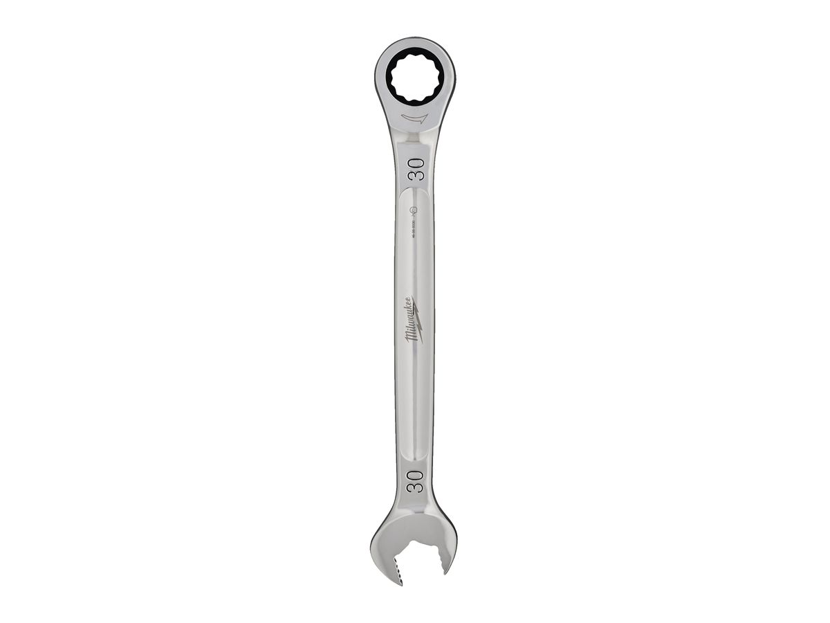 MILWAUKEE Ratschen-Ringmaulschlüssel MAX BITE 30 mm