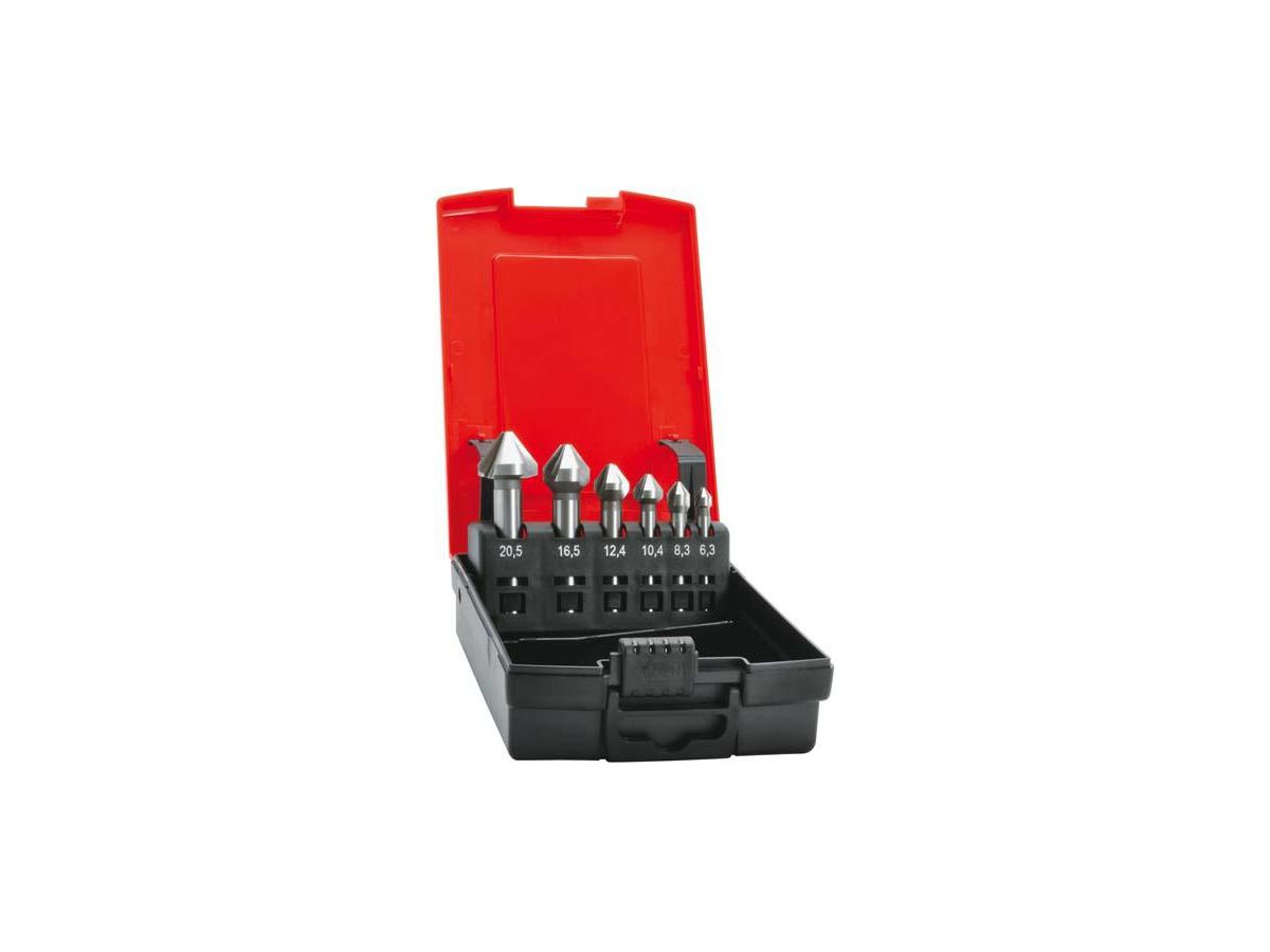 Countersink HSS 75G set 6.3-25.0mm FORMAT