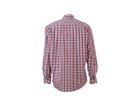 JN Mens Checked Shirt JN617 100% BW, navy/red-navy-white, Größe M
