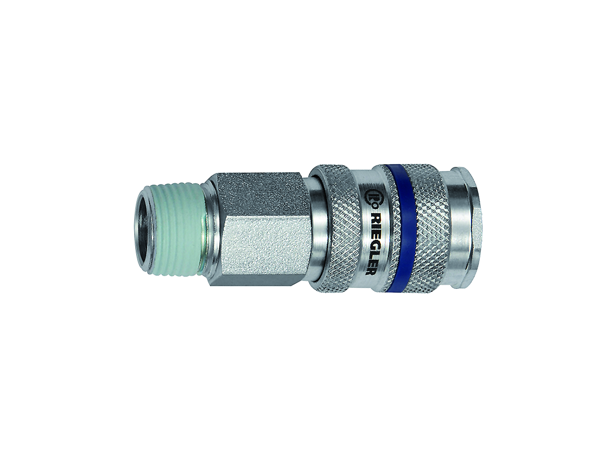 Schnellverschlusskupplung NW 7,8 Außengewinde