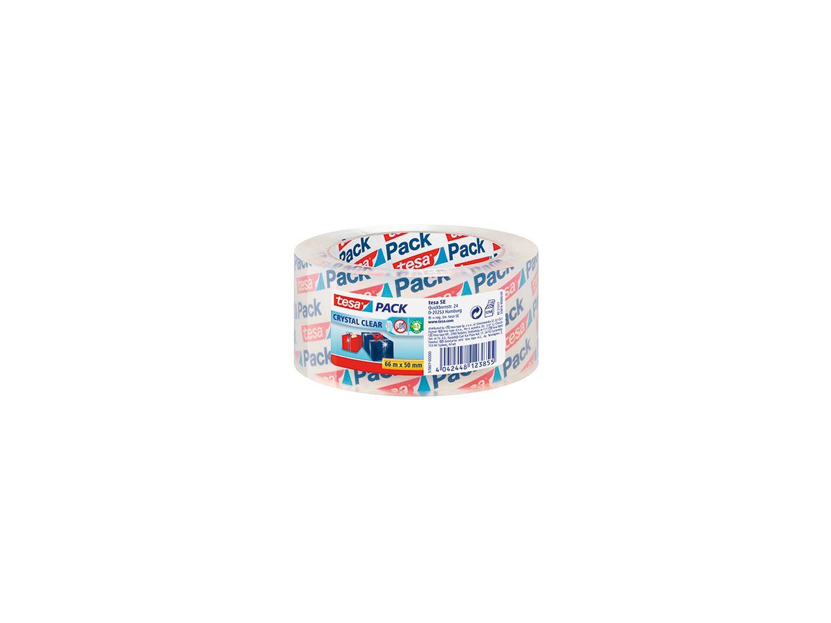 tesa Packband tesapack Crystal Clear 57807-00000 kristall-klar