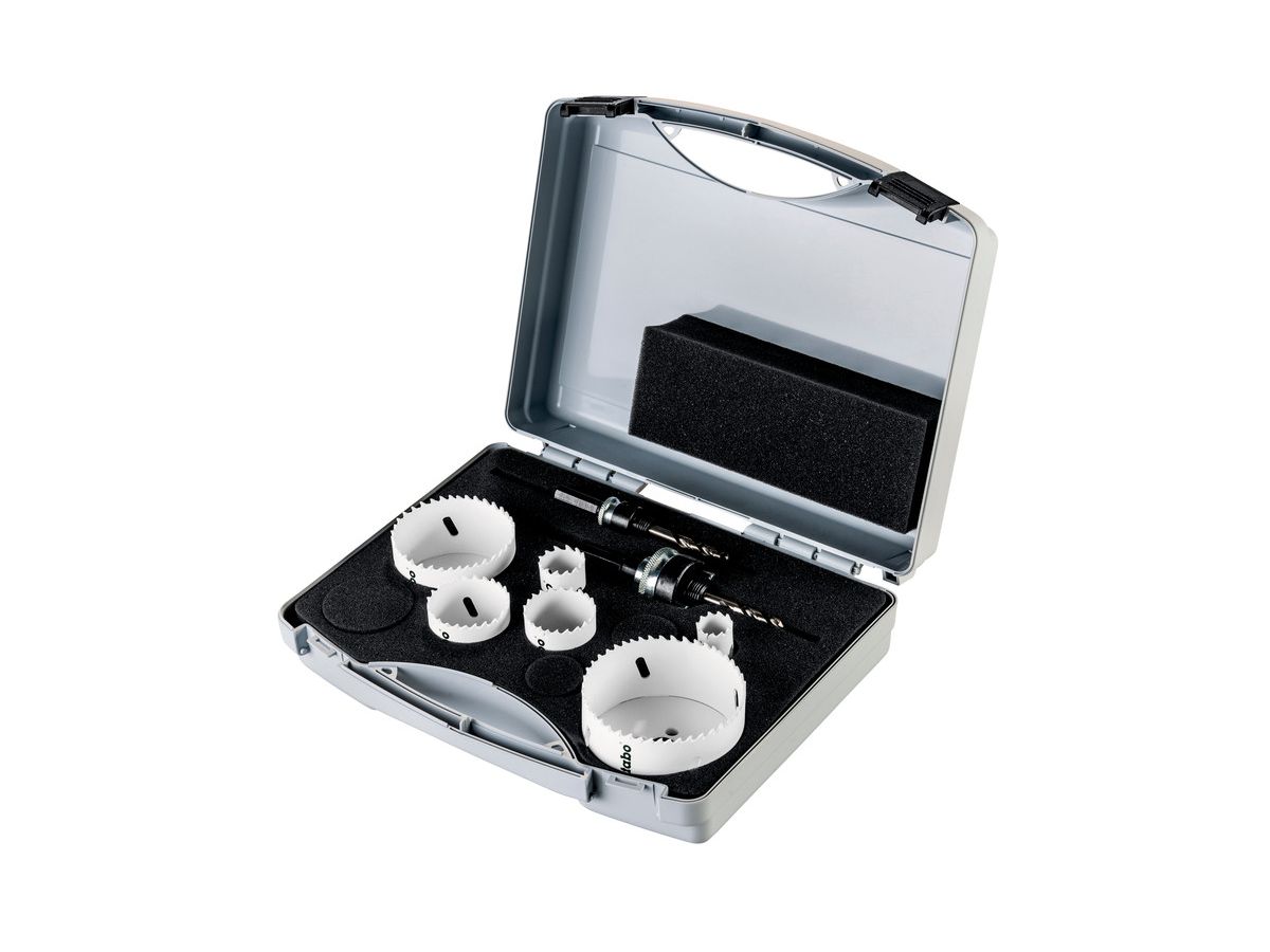 METABO Bi-Metall-Lochsägen-Sortiment 8teilig