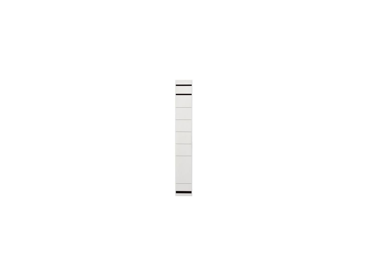 Ordneretikett schmal/lang sk Papier weiß 10 St./Pack.