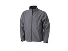 JN Mens Softshell Jacket JN135 95%PES/5%EL, carbon, Größe 2XL