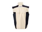 JN Workwear Vest JN822 65%PES/35%BW, stone/black, Größe S