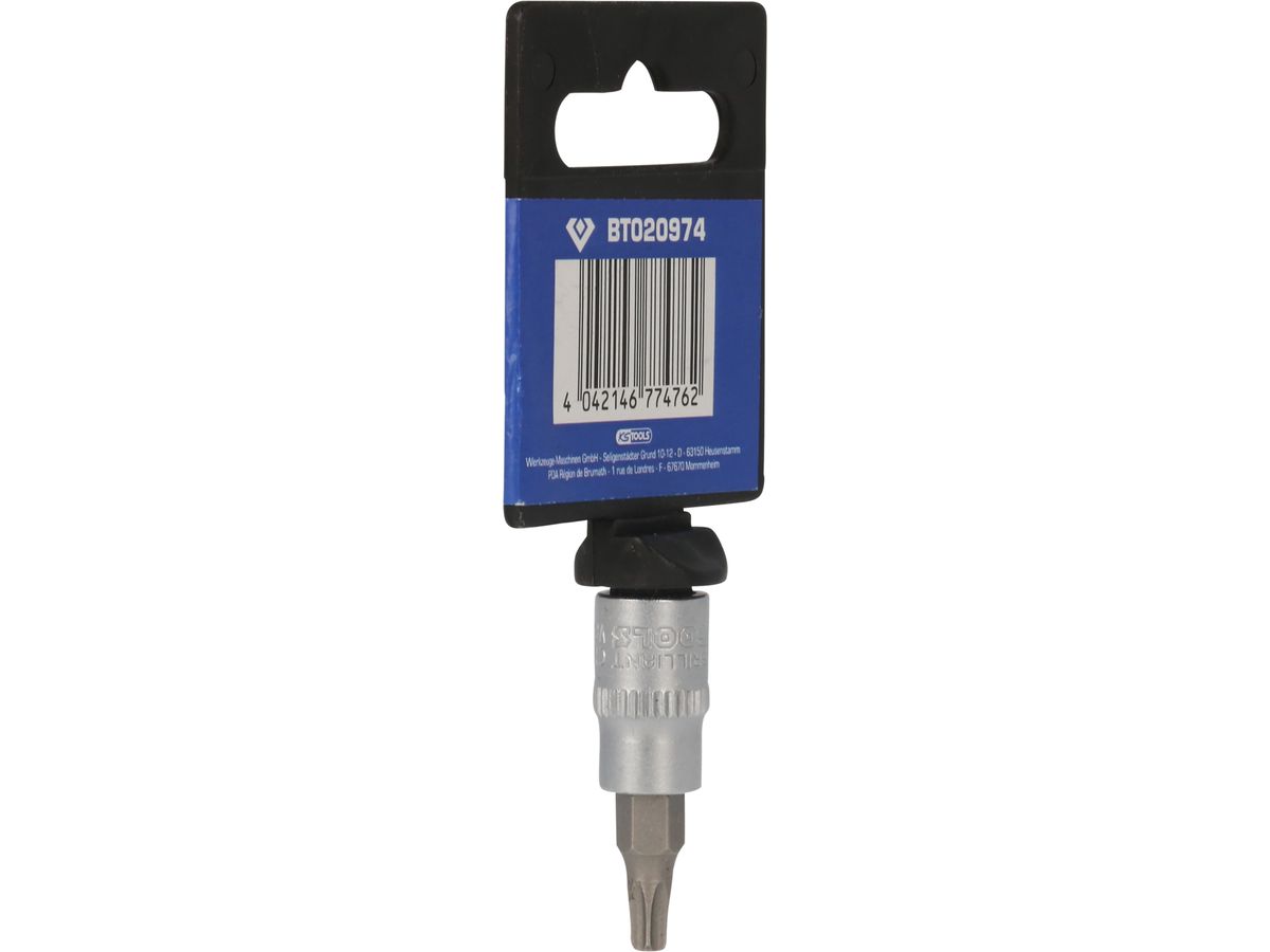 BRILLIANT TOOLS 1/4" TORX Schraubendreher-Einsatz,38mm, T25