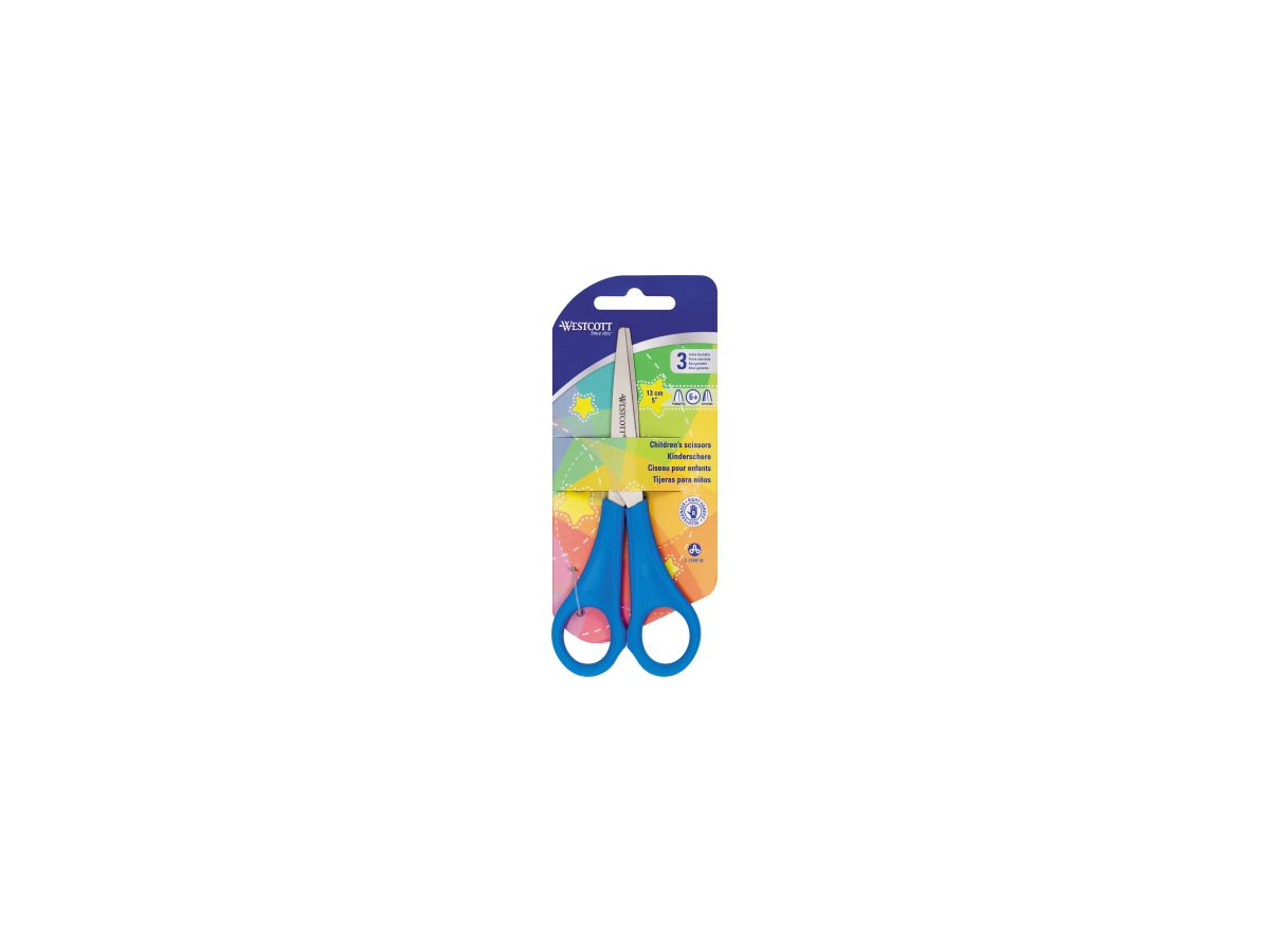 Westcott Kinderschere E-21595 00 13cm 5 Zoll spitz blau