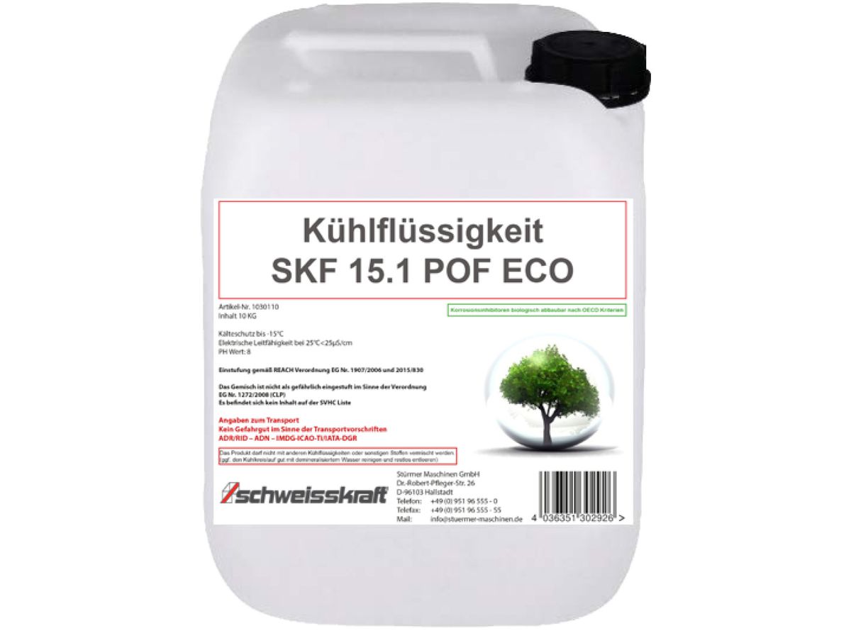 SCHWEISSKRAFT Kühlflüssigkeit SKF 15 10L