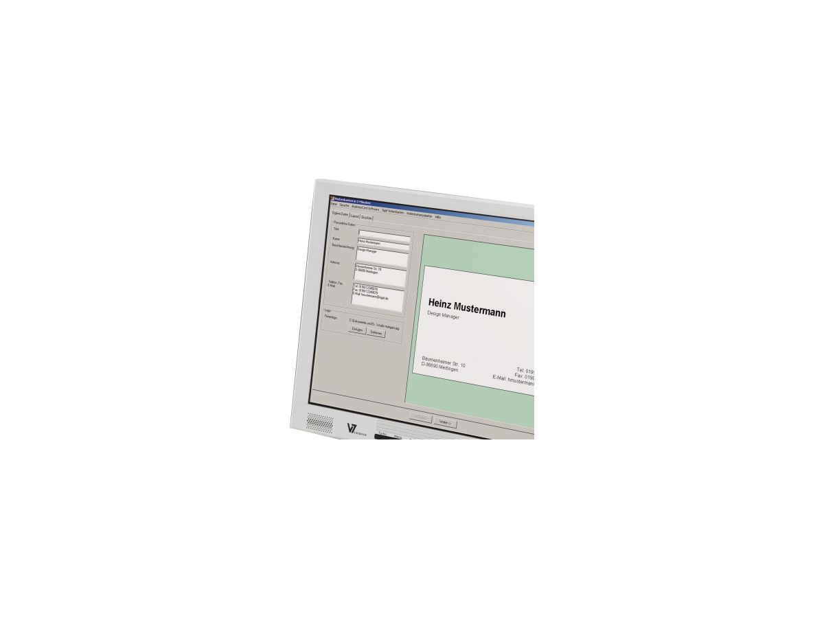 Sigel Visitenkarte LP795 DIN A4 85x55mm 225g ws 100 St./Pack