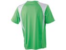 JN Mens Running-T JN397 100%PES, lime-green/white, Größe L
