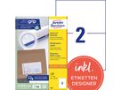 Avery Zweckform Universaletikett 3655 210x148mm weiß 200 St./Pack.