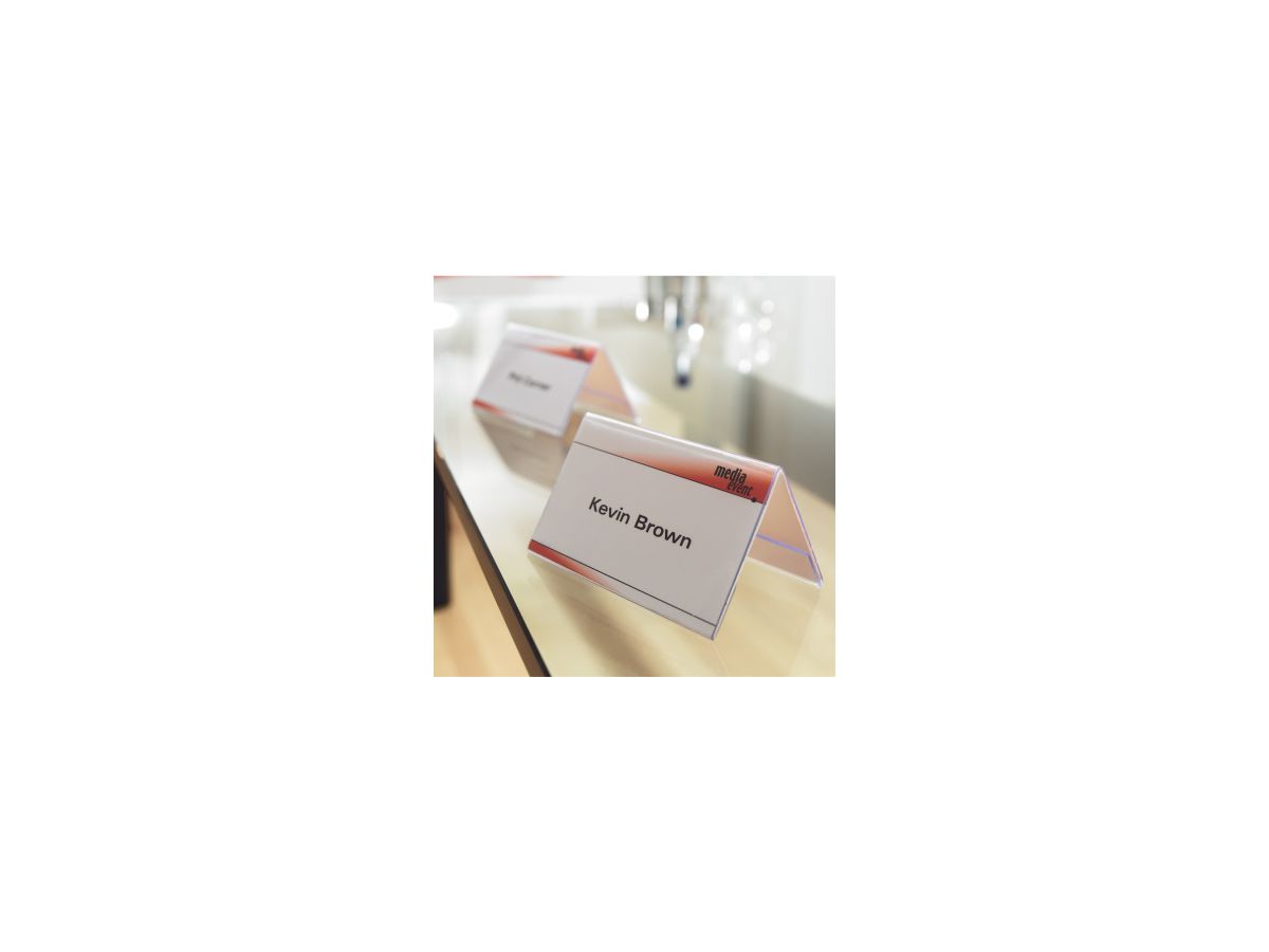 Sigel Tischaufsteller TA138 Dachform 95x42mm gk 10 St./Pack.