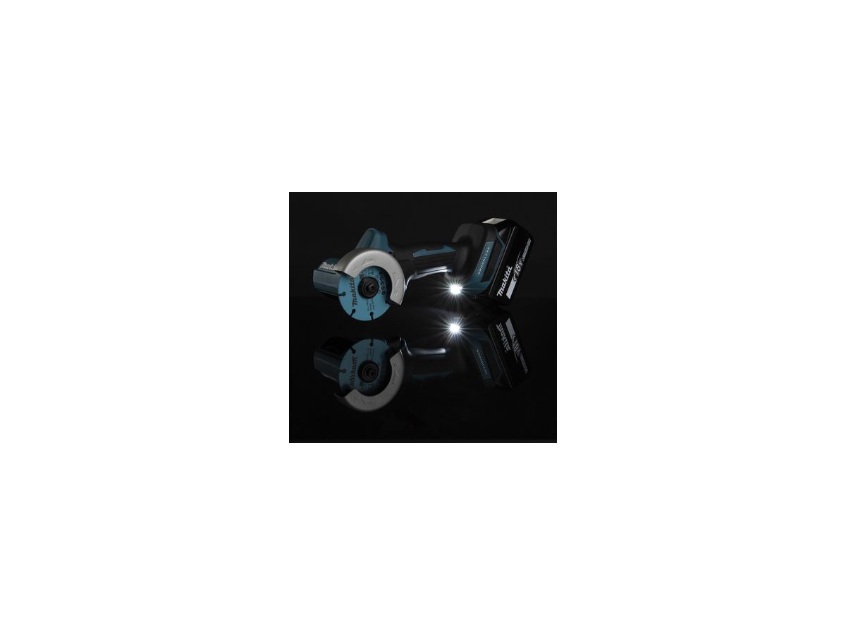 MAKITA Akku-Winkelschleifer DMC300Z solo inkl. 1 Diamant- und 2 Trennscheiben