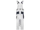 JN Workwear Pants with Bib JN1833 white/carbon Gr. 62