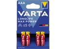 VARTA Batterie LONGLIFE Max Power AAA 4er Blister