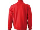 JN Sweat Jacket JN058 100%BW, red, Größe 2XL