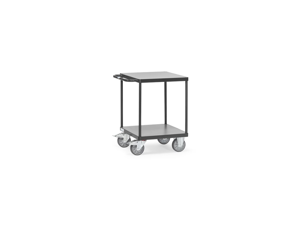 FETRA Tischwagen RAL 7016 2403, Ladefläche 1200 x 800 mm