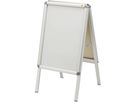 Nobo Plakatständer 1902207 DIN A2 Alurahmen silber