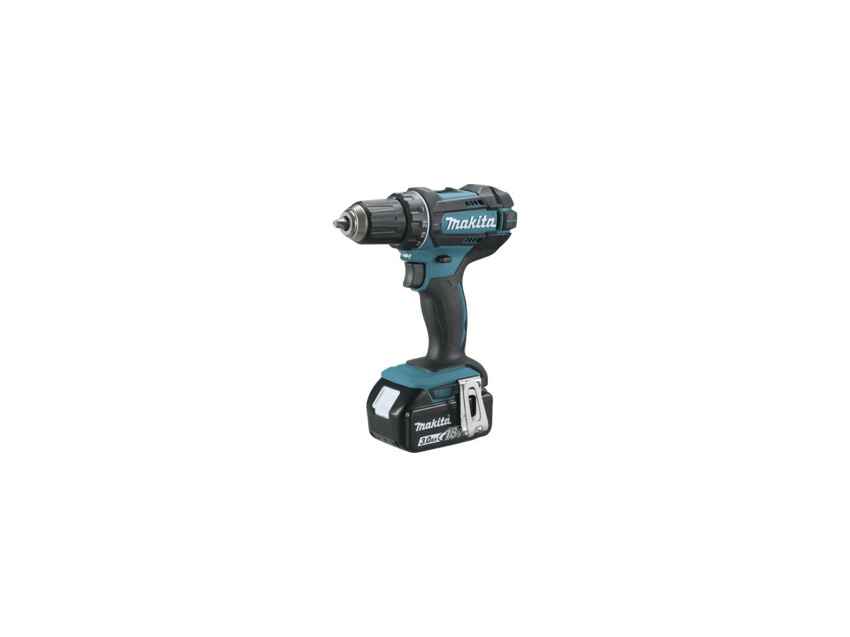 MAKITA Akku-Bohrschrauber DDF482RFJ 18 V, 2 Akkus 3,0 AH, Ladegerät, MAKPAC