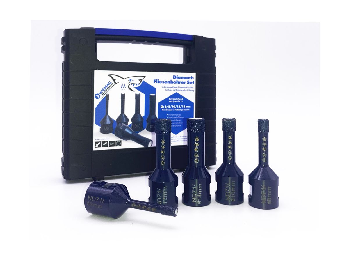 WEMAG-HP Diamant-Fliesenbohrer-Set