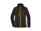 JN Ladies' Hybrid Jacket JN1819 black/neon-orange Gr. XS