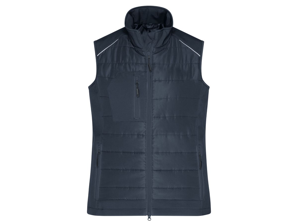 JN Ladies' Hybrid Vest JN1821 carbon/carbon Gr. S