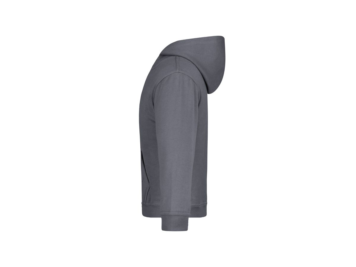 JN Hooded Sweat Junior JN047K 80%BW/20%PES, graphite, Größe 2XL