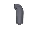 JN Hooded Sweat Junior JN047K 80%BW/20%PES, graphite, Größe 2XL