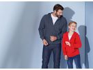 JN Hooded Jacket Junior JN059K 100%BW, royal, Größe XS
