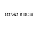 COLOP Stativ-Wortbandstempel 2000/WD D02 K 106975 schwarz
