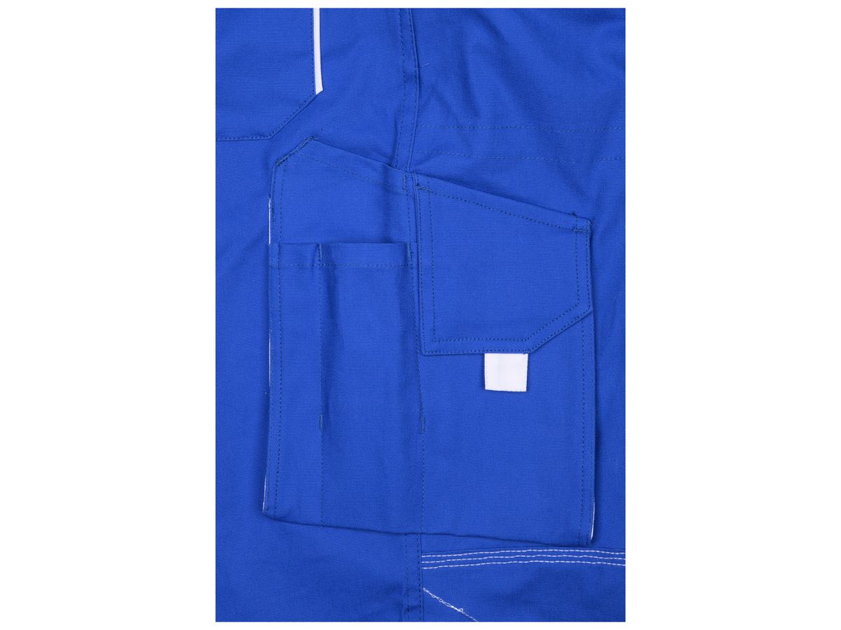 JN Funktionelle Latzhose JN848 royal/white, Größe 54