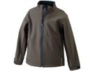JN Softshell Jacket Junior JN135K 95%PES/5%EL, brown, Größe M