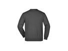 JN Round-Sweat Heavy Junior JN040K 80%BW/20%PES, graphite, Größe XS
